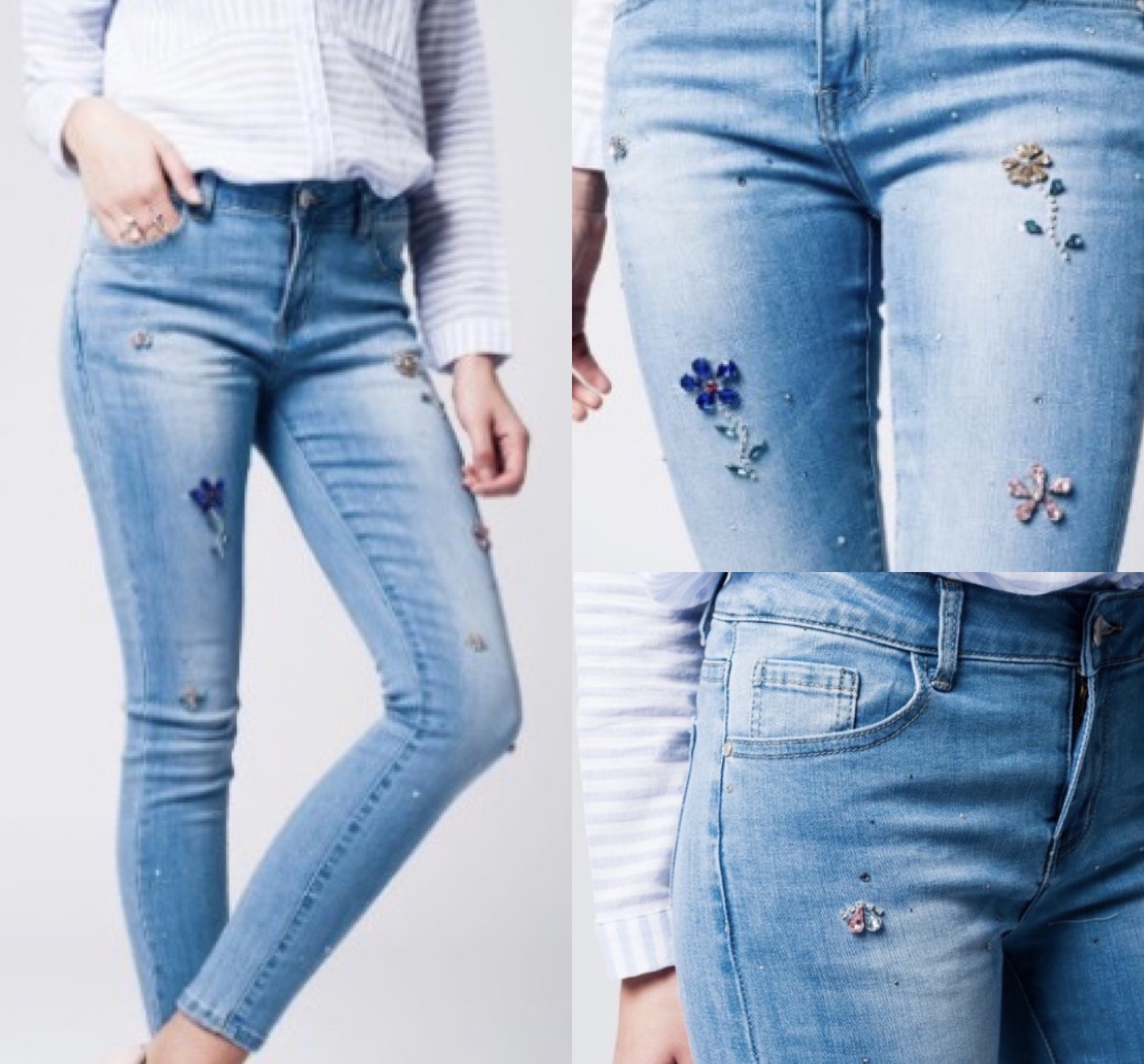 Malen uitgebreid uitbreiden Jeans met strass steentjes – Trendy fashion voor een betaalbare prijs